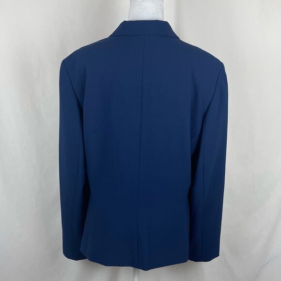 John Meyer Navy Blue Academia Career Office Jacket NWOT Size 16 - Picture 5 of 12